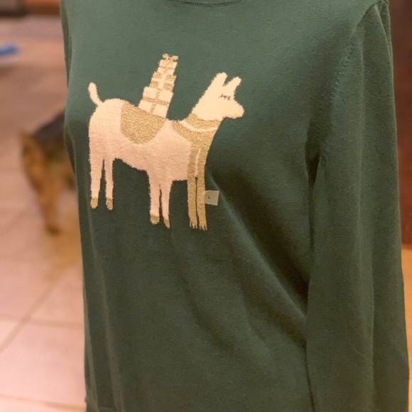 Loft NWT Llama crewneck sweater - Picture 5 of 6